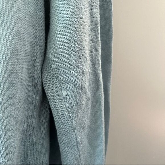 Lacoste Sky Blue V-Neck Sweater - Picture 7 of 8